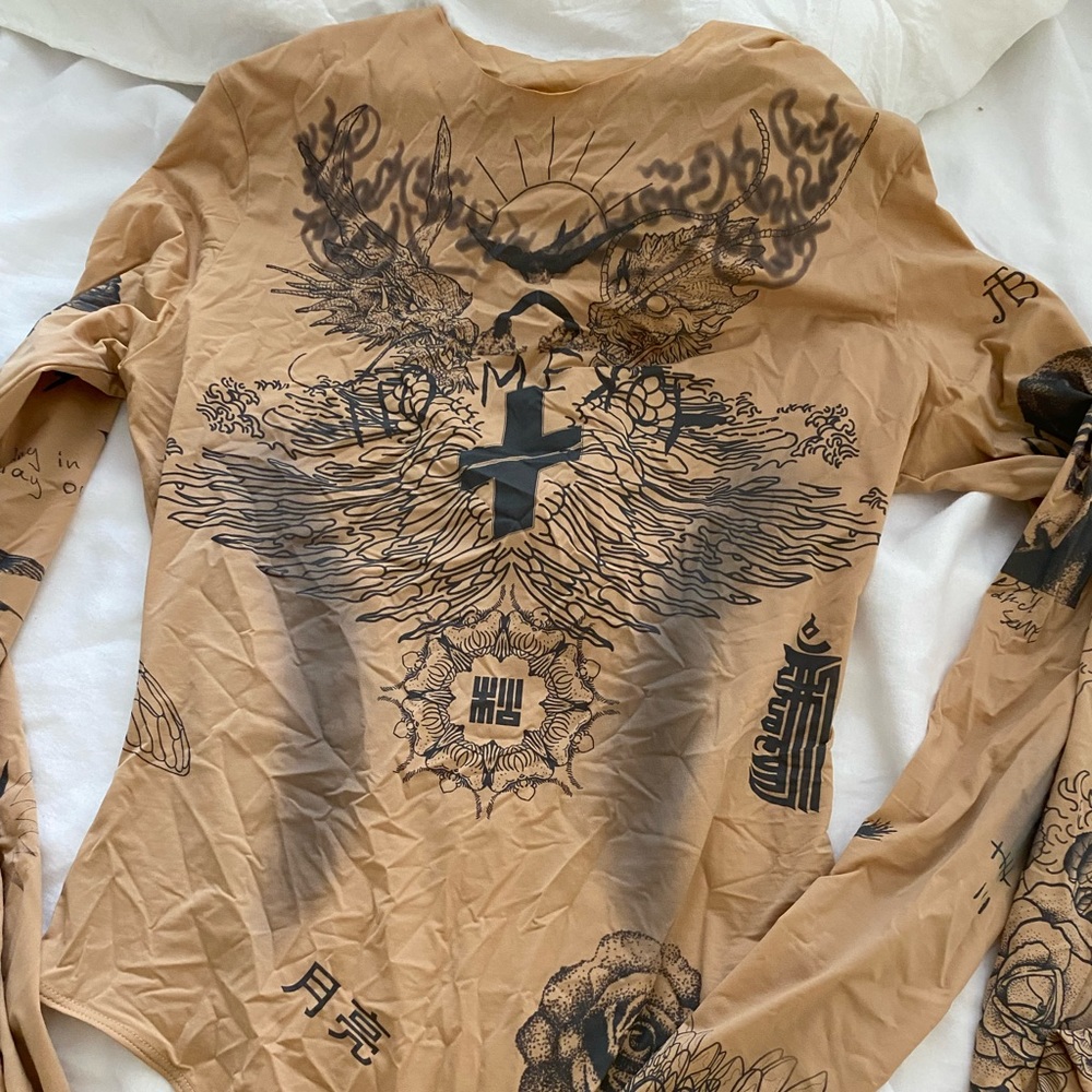 Woman’s body suit size medium and spandex legging size small